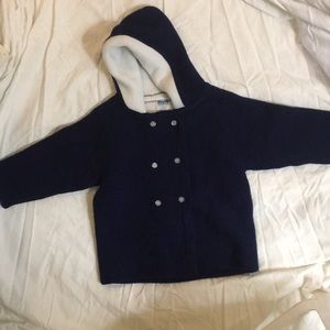 NOVARA BABIES Navy Infant Coat Sz 2 12-18 Months